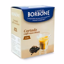Caffè Borbone Capsule per Lavazza a modo mio caffè macchiato Cortado 16 pz, Capsule caffè, Latte macchiato, A Modo Mio, Zucch ...
