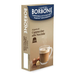 Caffè Borbone Capsule Nespresso Cappuccino alla Nocciola Capsule caffè 10 pz
