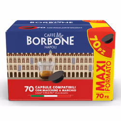 Caffè Borbone AMSNERADECISA70P, Capsule caffè, Caffè, 7,2 g, A Modo Mio, 1 tazze, 24 mese(i)