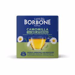 Caffè Borbone Capsule Compatibili Dolce Gusto - Camomilla Con Melatonina - 16 caps