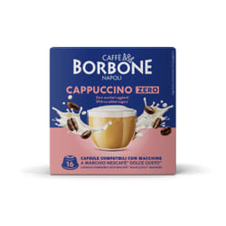 Caffè Borbone Capsule Compatibili Dolce Gusto - Cappuccino Zero - 16 caps