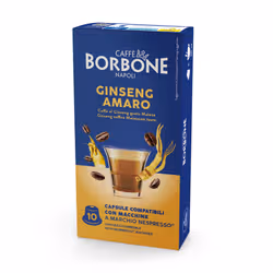 Caffè Borbone Capsule Compatibili sistema Nespresso - Ginseng Amaro - 10 caps - Vista aggiuntiva 2