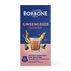 Caffè Borbone Capsule Compatibili sistema Nespresso - Ginseng Zero - 10 caps