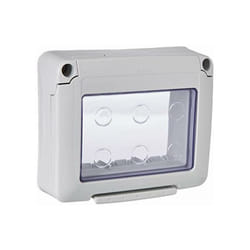 Gewiss - coperchio di ricambio contenitore stagno ip 55 a 3 posto per serie 27 combi comprensivo di viti