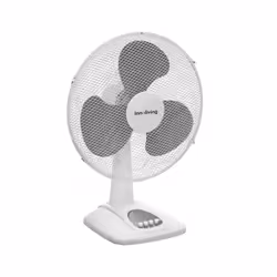 Innoliving INN-502, Ventilatore domestico con pale, Bianco, Tavolo, 40 cm, Pulsanti, AC