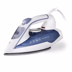 Innoliving INN-679, Ferro da stiro a secco e a vapore, 1,9 m, 90 g/min, Blu, Bianco, 0,3 L, 25 g/min