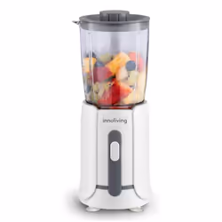 Innoliving INN-697, Frullatore da tavolo, 0,5 L, 300 W, Grigio, Bianco