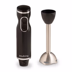 Innoliving INN-881 frullatore Frullatore ad immersione 400 W Nero, Acciaio inox