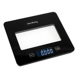 Innoliving INN-123BK bilancia da cucina Nero Superficie piana Quadrato Bilancia da cucina elettronica