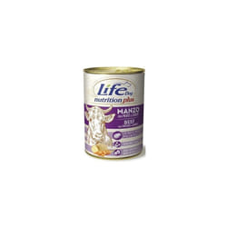 Dog Nutrition Plus per Cane da 400g Manzo Patate e Carote - Life