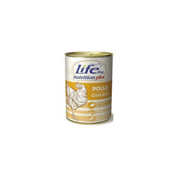 Dog Nutrition Plus per Cane da 400g Pollo a Pezzettoni - Life