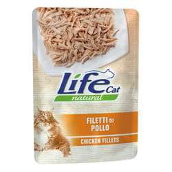 Cat Natural per Gatti Adulti da 70 gr Filetti di Pollo - Life