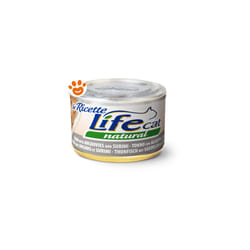Cat Natural 'Le Ricette' Tonnetto con Alicette e Surimi Cat Natural 'Le Ricette' Tonnetto con Alicette e Surimi - Lattina Da 150 Gr - Life