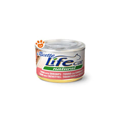Cat Natural 'Le Ricette' Tonno con Gamberetti Cat Natural 'Le Ricette' Tonno con Gamberetti - Lattina Da 150 Gr - Life