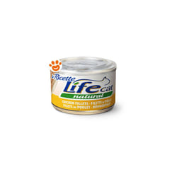 Cat Natural 'Le Ricette' Filetti di Pollo Cat Natural 'Le Ricette' Filetti di Pollo - Lattina Da 150 Gr - Life