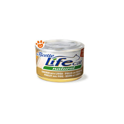 Cat Natural 'Le Ricette' Pollo con Fegatini Cat Natural 'Le Ricette' Pollo con Fegatini - Lattina Da 150 Gr - Life