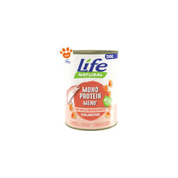 Life Dog Natural Monoprotein Menù Salmone - Life Dog Natural Monoprotein Menù Salmone - Lattina Da 400 Gr