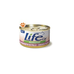 Cat Natural Tonno con Prosciutto di Pollo Cat Natural Tonno con Prosciutto di Pollo - Lattina Da 85 Gr - Life