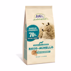 La formula è preparata con un mix di carne disidratata in cui c'è solo un’ingrediente prevalente, cereali ad alta digeribilit ...