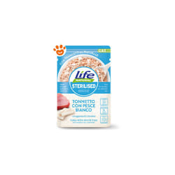 Natural Cat Sterilised Tonnetto con Pesce Bianco Natural Cat Sterilised Tonnetto con Pesce Bianco - Bustina Da 70 Gr - Life
