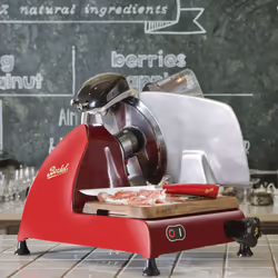 Berkel Red Line 250 affettatrice Elettrico Rosso, Argento Acciaio inox - Vista aggiuntiva 6