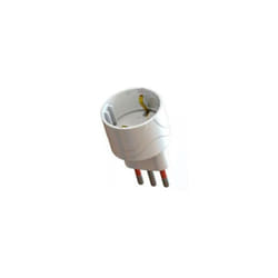 Rosi - adattatore semplice schuko 16a 2p+t - prese 10/16a 2p+t, col. nero
