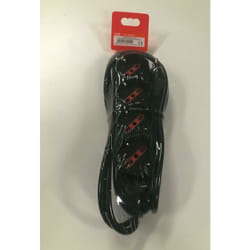 Rosi - materiale elettrico multipresa nera emilia 4 prese schuko bivalenti 10/16a 2p+t rs94073