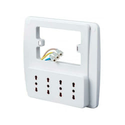 Rosi - materiale elettrico multipresa da parete 4 posti bipasso colore bianco rs94130