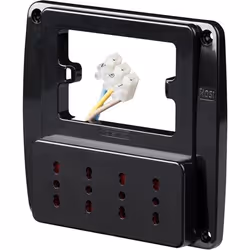 Rosi RS94131, Tipo L, 1 modulo/moduli, 2P+E, 10 MΩ, Nero, Nylon