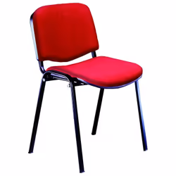UNISIT Dado S, Seduta imbottita, Schienale imbottito, Rosso, Rosso, Polipropilene, Polipropilene