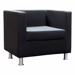 UNISIT PRAGMA Divano a chaise longue 1 seduta(e) Nero