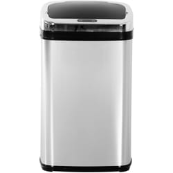 Pattumiera Automatica 30L con Sensore Elettrico in Acciaio Inox - Homcom