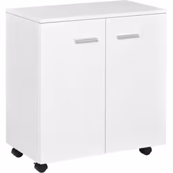 Descrizione: Armadietto con 2 ante HOMCOM presenta una durevole, elegante e conveniente aggiunta al soggiorno, bagno, camera ...