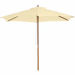 Descrizione: Questo ombrellone da giardino Outsunny è perfetto per creare un riparo dal sole durante le ore più calde. Le 6 s ...