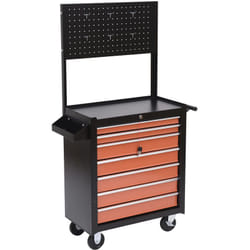 Homcom - Carrello Porta Attrezzi da Officina in Acciaio con Ruote