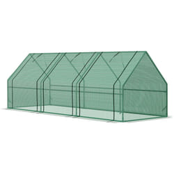 Outsunny - Serra da Giardino e da Balcone con Telo Verde per Piante