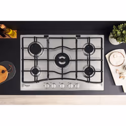 Hotpoint Ariston Piano cottura a gas PCN 752 T/IX/HAR - Vista aggiuntiva 4