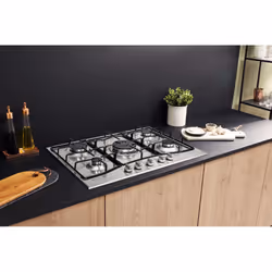 Hotpoint Ariston Piano cottura a gas PCN 752 T/IX/HAR - Vista aggiuntiva 5