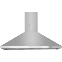 Indesit IHPC 9.5 LM X Cappa aspirante a parete Acciaio inox B 603 m³/h