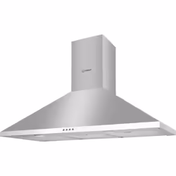 Indesit IHPC 9.5 LM X Cappa aspirante a parete Acciaio inox B 603 m³/h