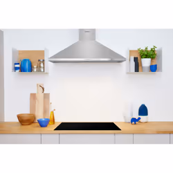Indesit IHPC 9.5 LM X Cappa aspirante a parete Acciaio inox B 603 m³/h