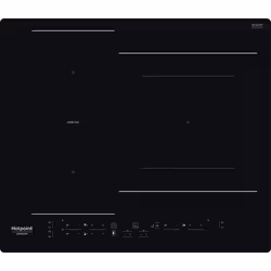 Hotpoint Ariston HB 2760B NE, Nero, Da incasso, 59 cm, Piano cottura a induzione, Vetro-ceramica, 3 Fornello(i)