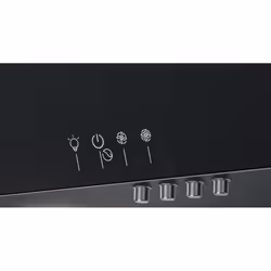Indesit IHVP 83F LM K cappa aspirante Cappa aspirante a parete Nero 647 m³/h