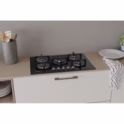 Indesit Piano cottura a gas ING 72T/BK - ING 72T/BK - Vista aggiuntiva 4