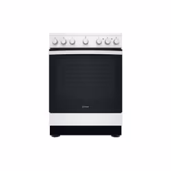 Indesit IS67V5PCW/E, Cucina, Nero, Bianco, Manopola, Bianco, Frontale, Piano cottura a induzione