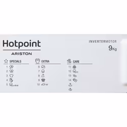 Indesit BI WMHG 91485 EU lavatrice Caricamento frontale 9 kg 1400 Giri/min Bianco - Vista aggiuntiva 6