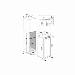 Hotpoint Ariston Frigorifero da incasso S 12 A1 D/HA 2 - Vista aggiuntiva 8
