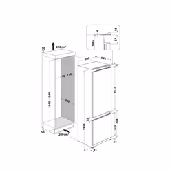 Indesit IND 402 Da incasso 400 L E Bianco - Vista aggiuntiva 7