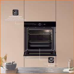 Hotpoint Ariston HAOI5S8PM0XA 73 L Nero, Acciaio inox - Vista aggiuntiva 6