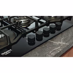 Hotpoint Ariston HAGS 72F/BK 1 Nero Da incasso 73 cm Gas 5 Fornello(i) - Vista aggiuntiva 3
